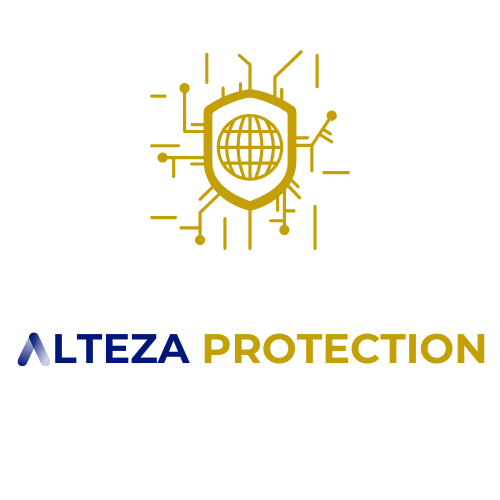 Logo ALTEZA Protection : Ingénierie de la sécurité B2B, installation de vidéoprotection, alarmes et contrôle d'accès.