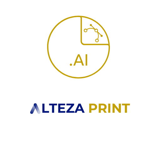 Logo ALTEZA Print : Pôle d'expertise en solutions d'impression professionnelles, dématérialisation et Gestion Électronique des Documents.